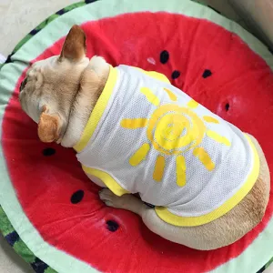 Pug bull dog breathable mesh vest