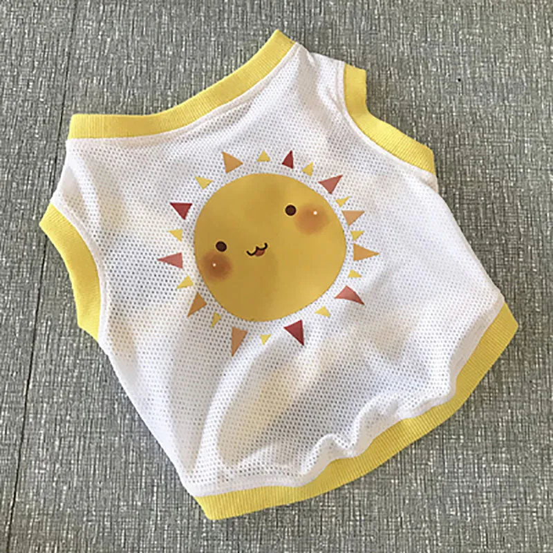 Pug bull dog breathable mesh vest