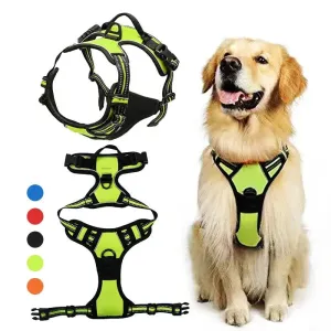 Reflective Breathable Pet Harness Vest for Ultimate Comfort