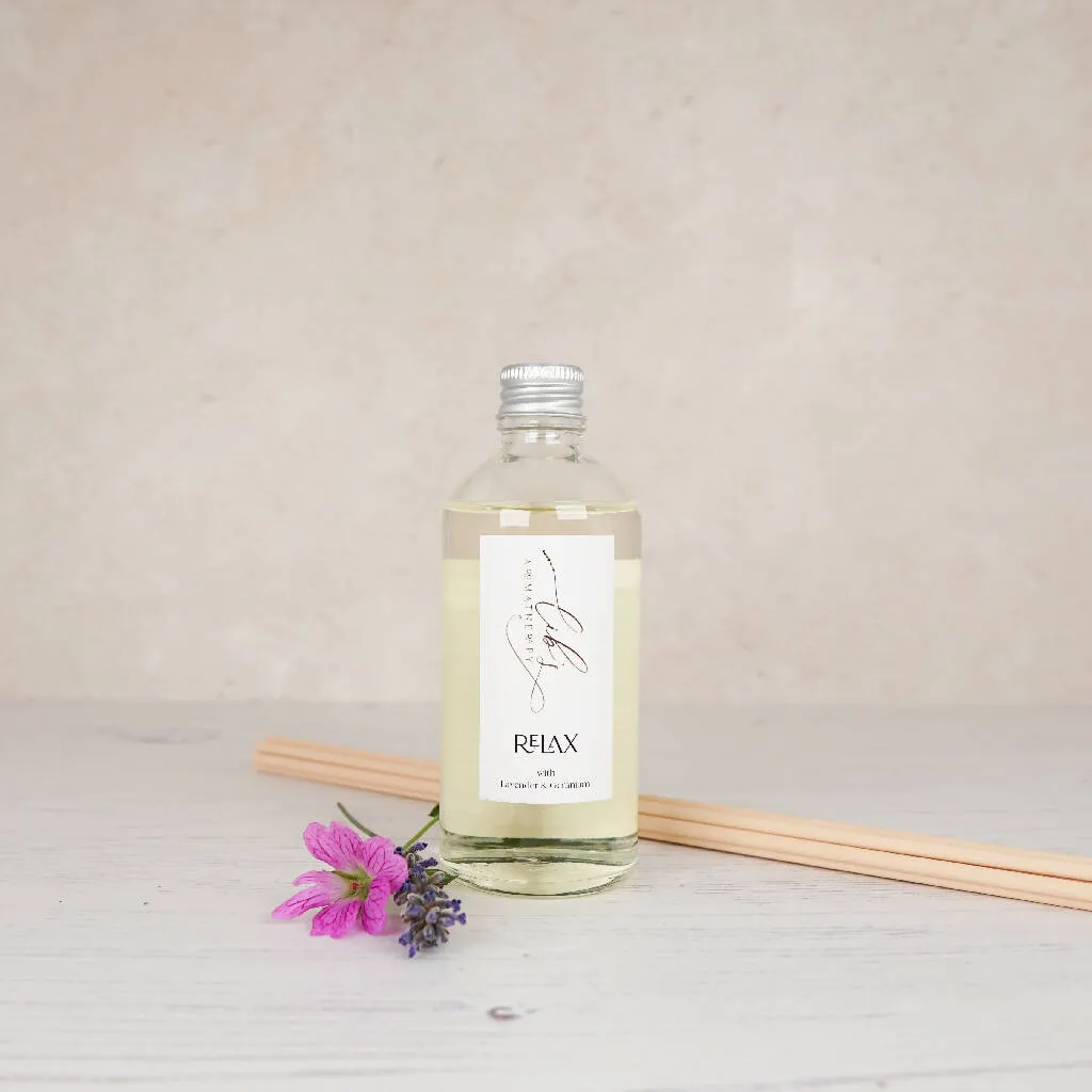 Relax with Lavender & Geranium Reed Diffuser