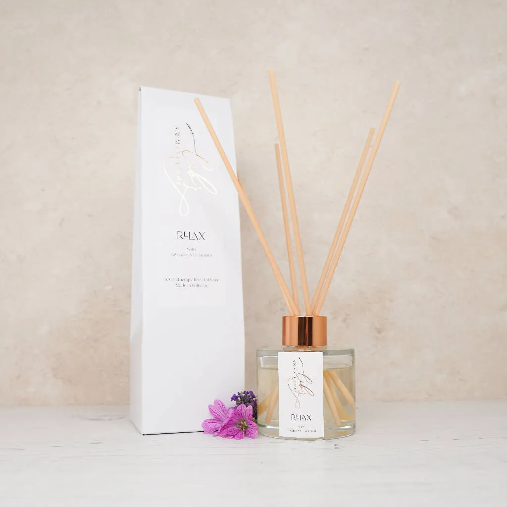 Relax with Lavender & Geranium Reed Diffuser
