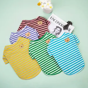 Striped Breathable Pet Vest