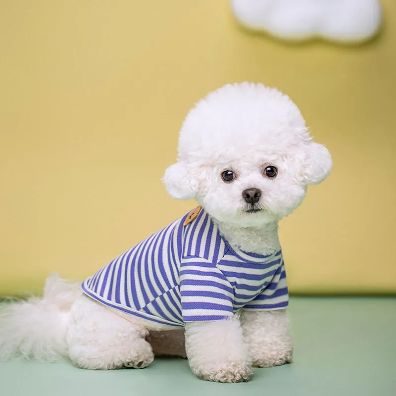 Striped Breathable Pet Vest