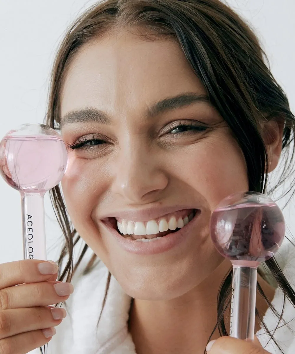 The Original Pink Ice Globe Facial Massager