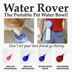 Water Rover Bigger 4-Inch Bowl and 26-Ounce Bottle, Purple